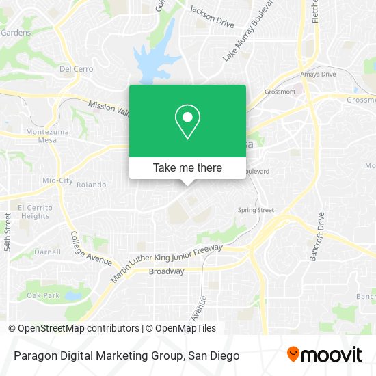 Mapa de Paragon Digital Marketing Group