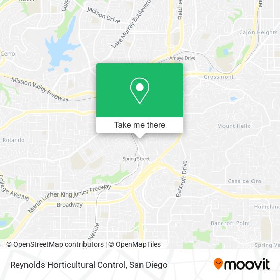 Reynolds Horticultural Control map