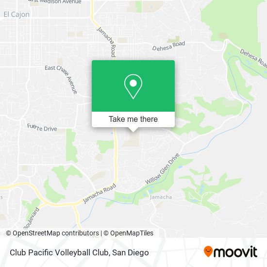 Mapa de Club Pacific Volleyball Club