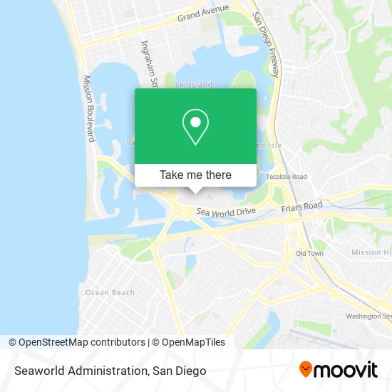 Seaworld Administration map