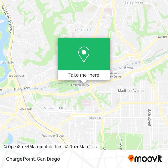 ChargePoint map