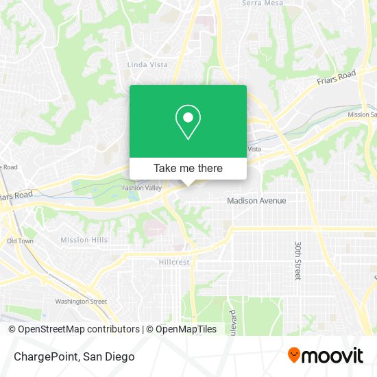 ChargePoint map