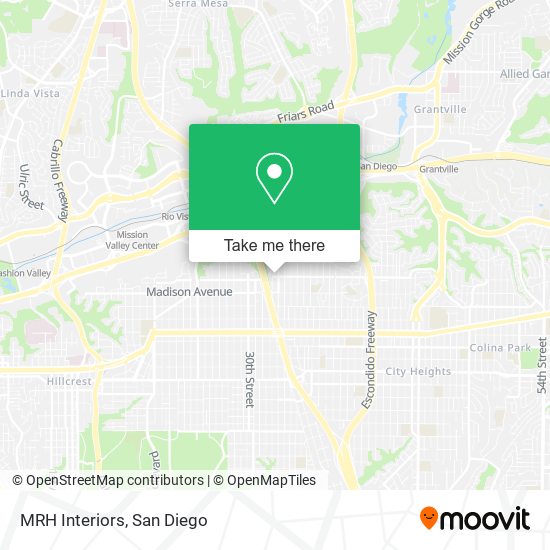 Mapa de MRH Interiors