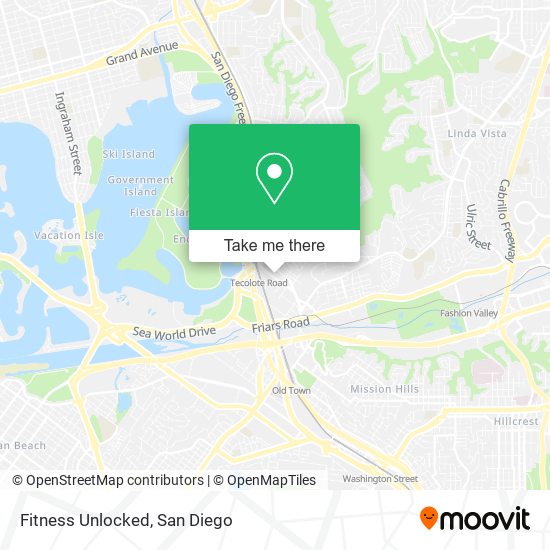 Fitness Unlocked map