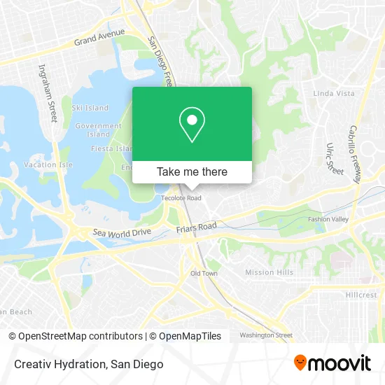 Mapa de Creativ Hydration