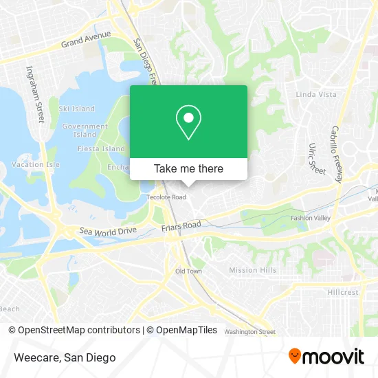 Mapa de Weecare