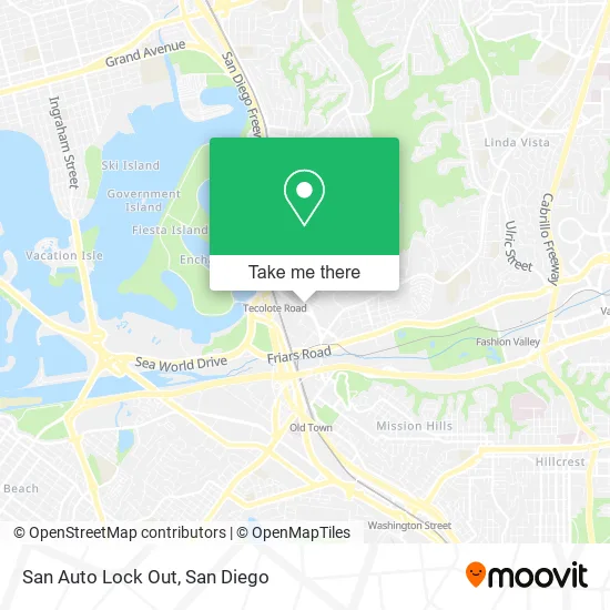 Mapa de San Auto Lock Out