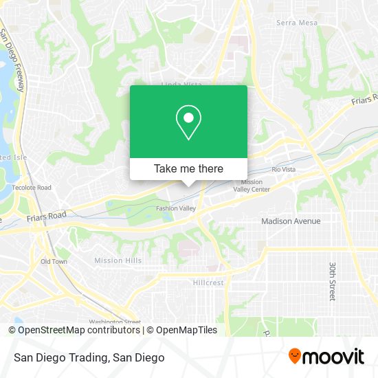 Mapa de San Diego Trading