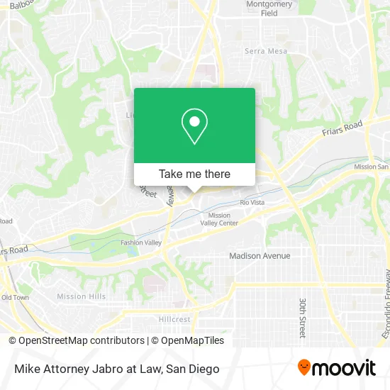 Mike Attorney Jabro at Law map