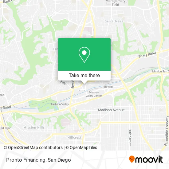 Mapa de Pronto Financing