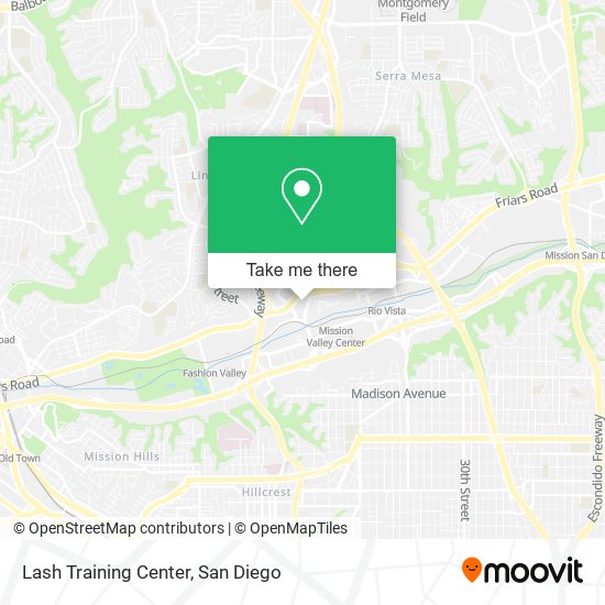 Lash Training Center map