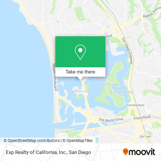 Mapa de Exp Realty of California, Inc.