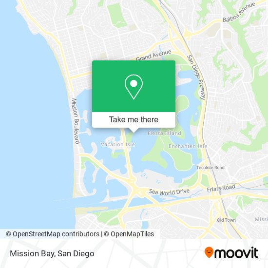 Mission Bay map