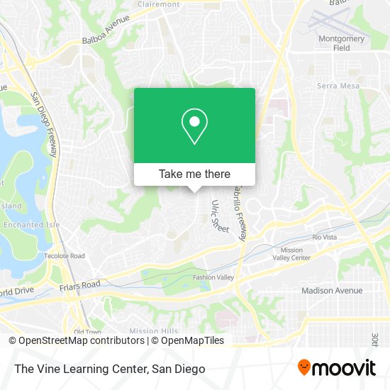 The Vine Learning Center map