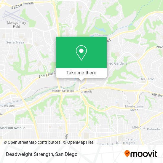 Deadweight Strength map