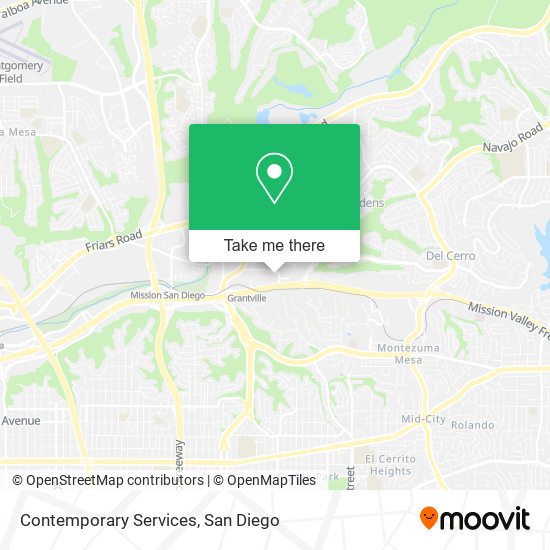 Contemporary Services map