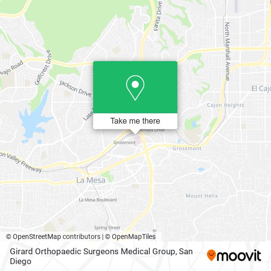 Girard Orthopaedic Surgeons Medical Group map