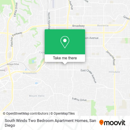 South Winds Two Bedroom Apartment Homes map