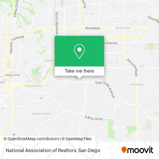 National Association of Realtors map