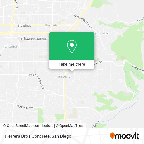 Herrera Bros Concrete map