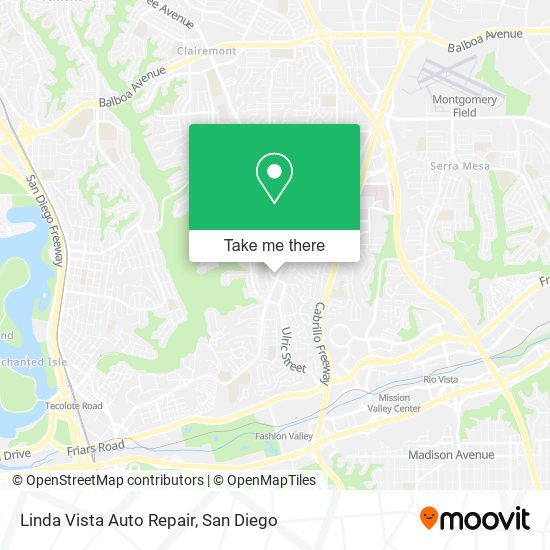 Linda Vista Auto Repair map