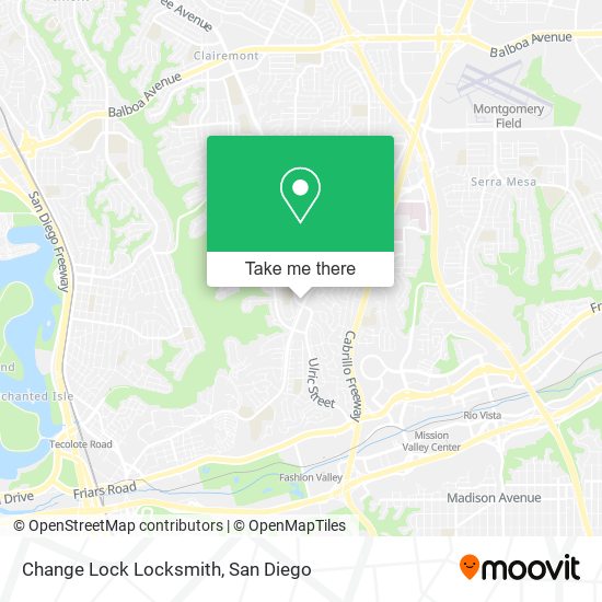 Change Lock Locksmith map