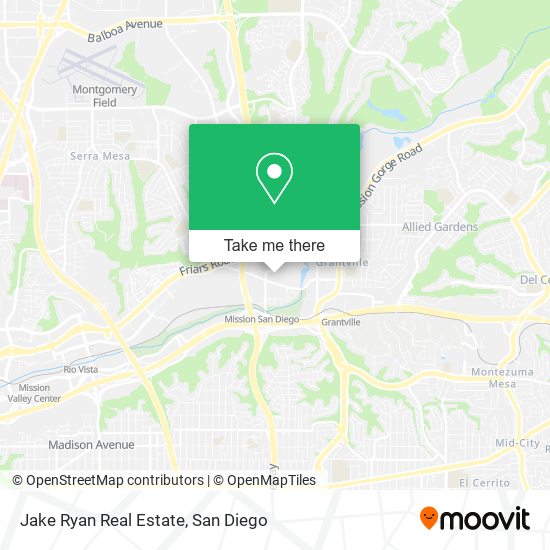 Jake Ryan Real Estate map