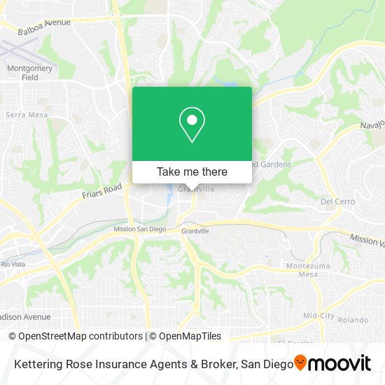 Kettering Rose Insurance Agents & Broker map