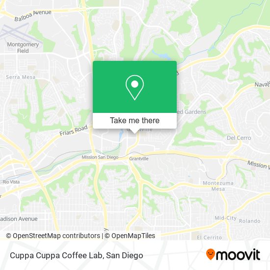 Cuppa Cuppa Coffee Lab map