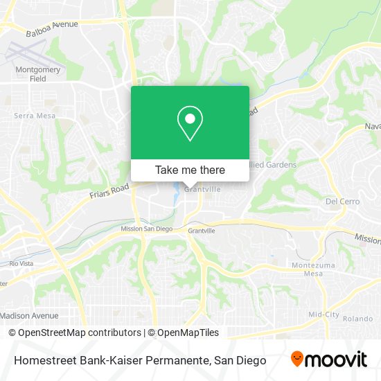 Mapa de Homestreet Bank-Kaiser Permanente