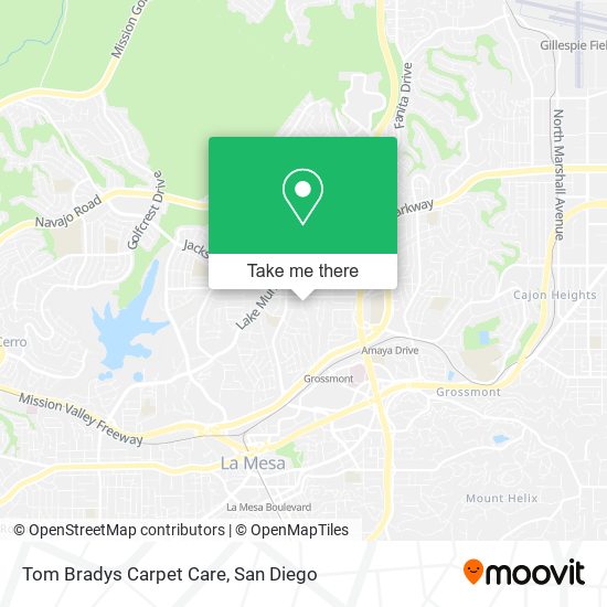 Tom Bradys Carpet Care map