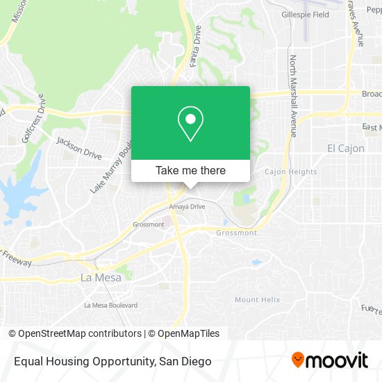 Mapa de Equal Housing Opportunity