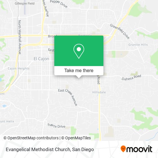 Evangelical Methodist Church map