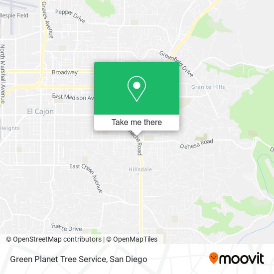 Mapa de Green Planet Tree Service