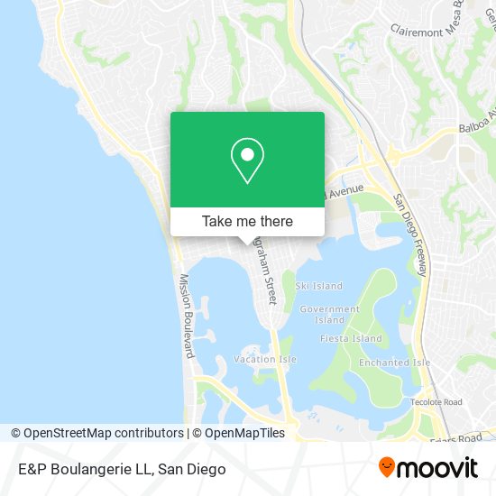E&P Boulangerie LL map