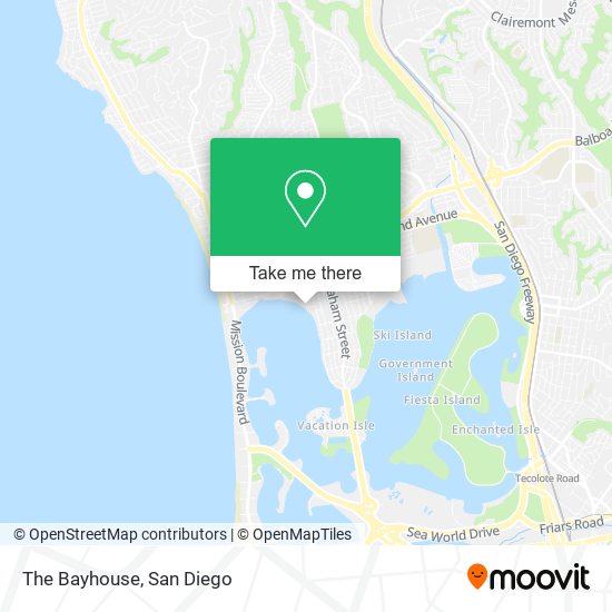 The Bayhouse map