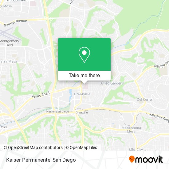 Mapa de Kaiser Permanente