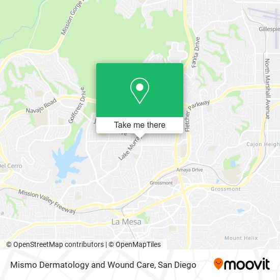 Mismo Dermatology and Wound Care map