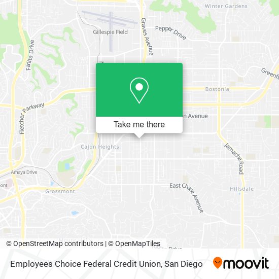 Mapa de Employees Choice Federal Credit Union