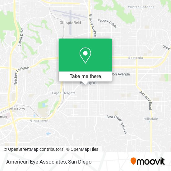 American Eye Associates map