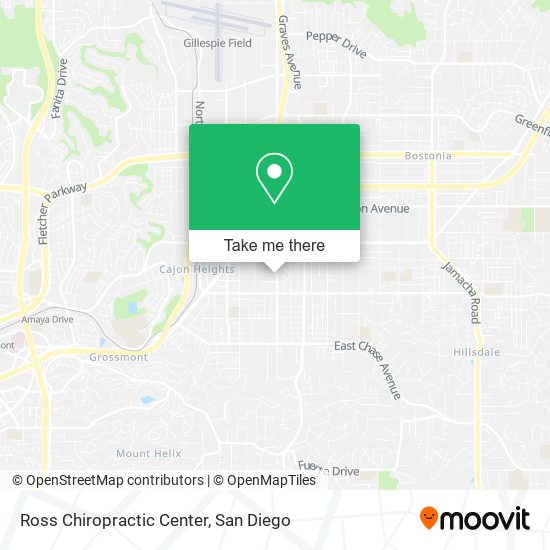 Ross Chiropractic Center map