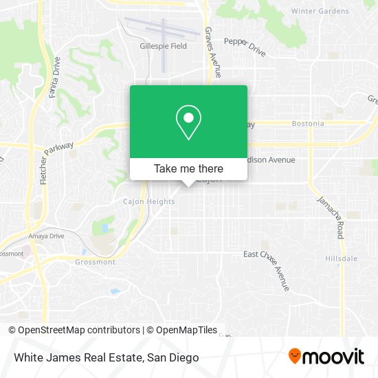 Mapa de White James Real Estate
