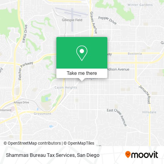 Shammas Bureau Tax Services map