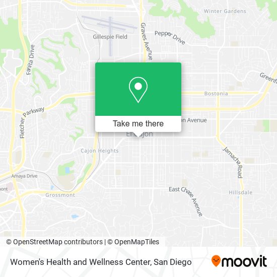 Women's Health and Wellness Center map