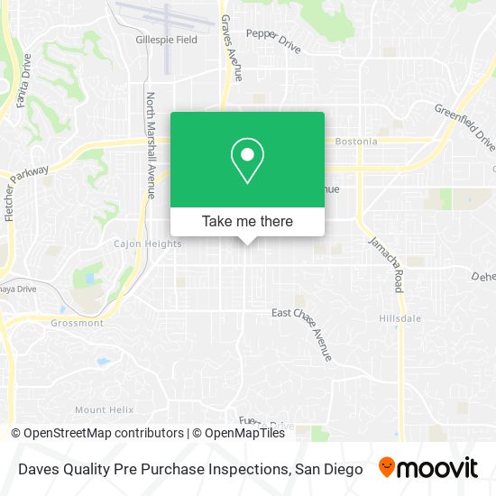 Daves Quality Pre Purchase Inspections map