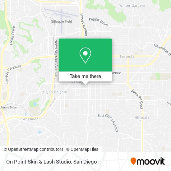 Mapa de On Point Skin & Lash Studio