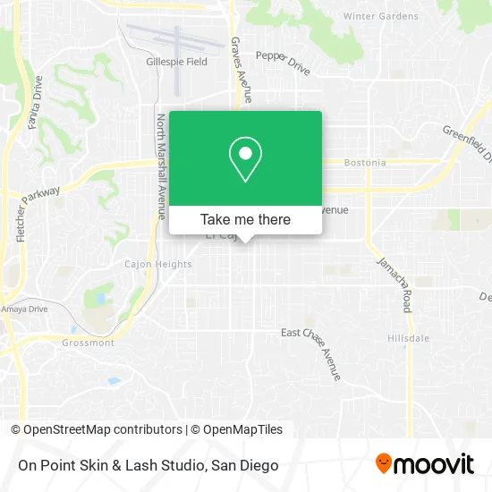 Mapa de On Point Skin & Lash Studio