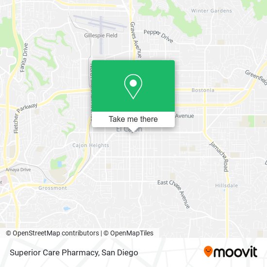 Mapa de Superior Care Pharmacy