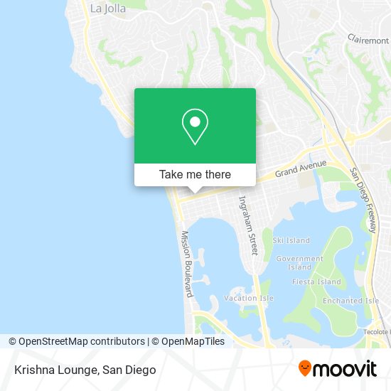 Krishna Lounge map