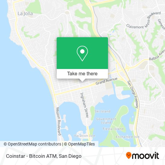 Coinstar - Bitcoin ATM map